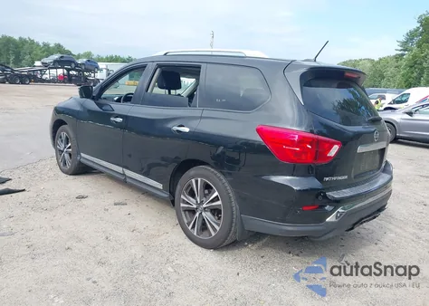 2018 Nissan Pathfinder Platinum из США, поврежденный, VIN 5N1DR2MM7JC607055